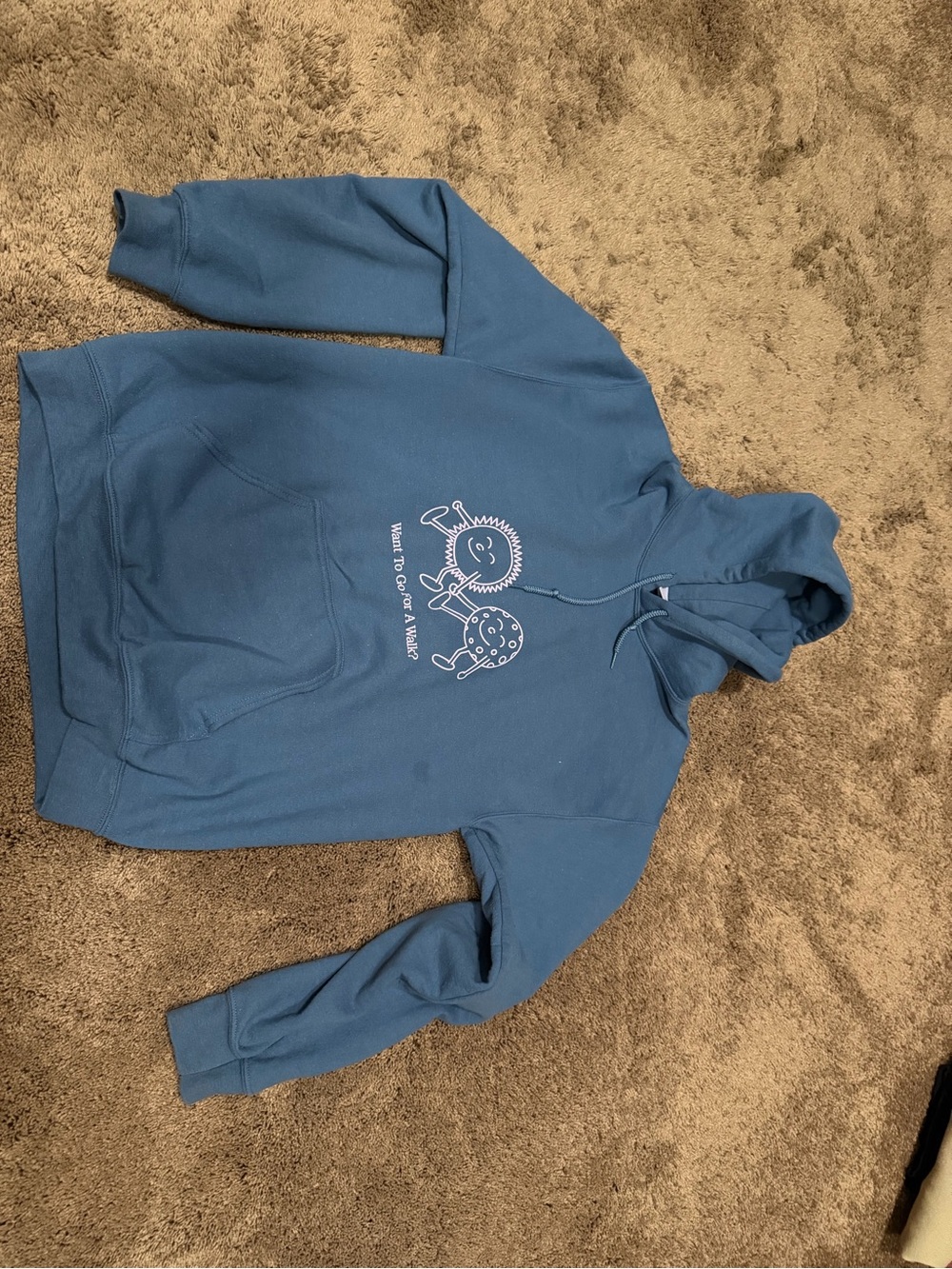 Lonely Ghost size medium Cozy Pullover hoody